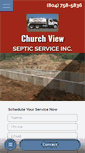 Mobile Screenshot of churchviewseptic.com